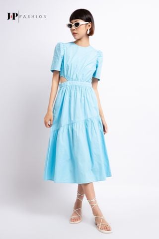 Đầm midi cut-out