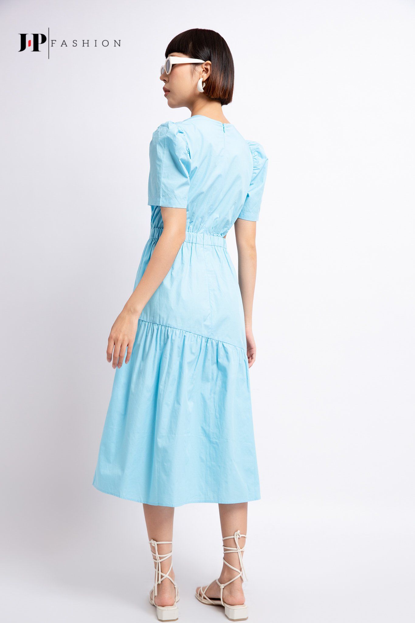 Đầm midi cut-out