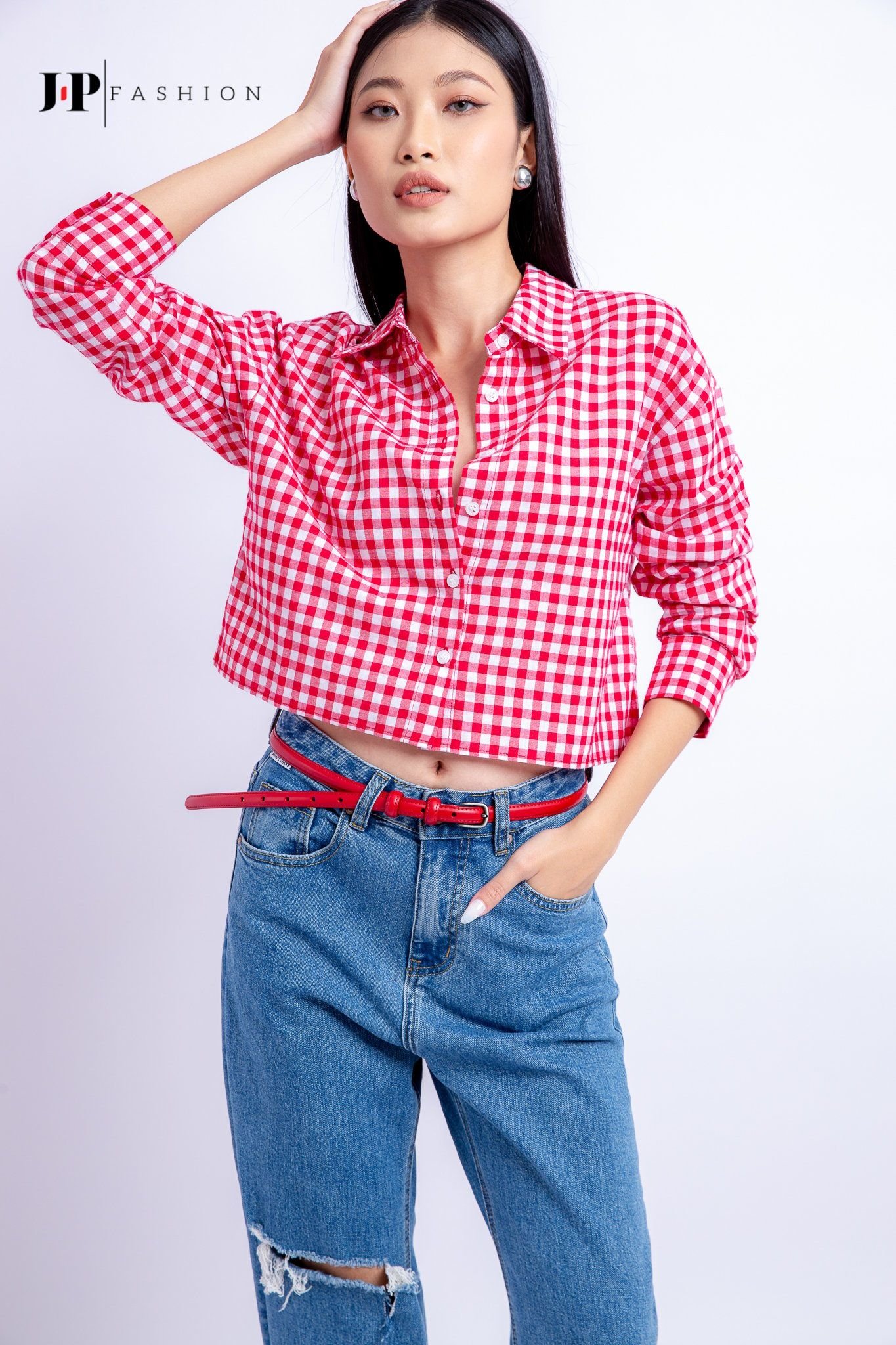 Áo sơ mi croptop