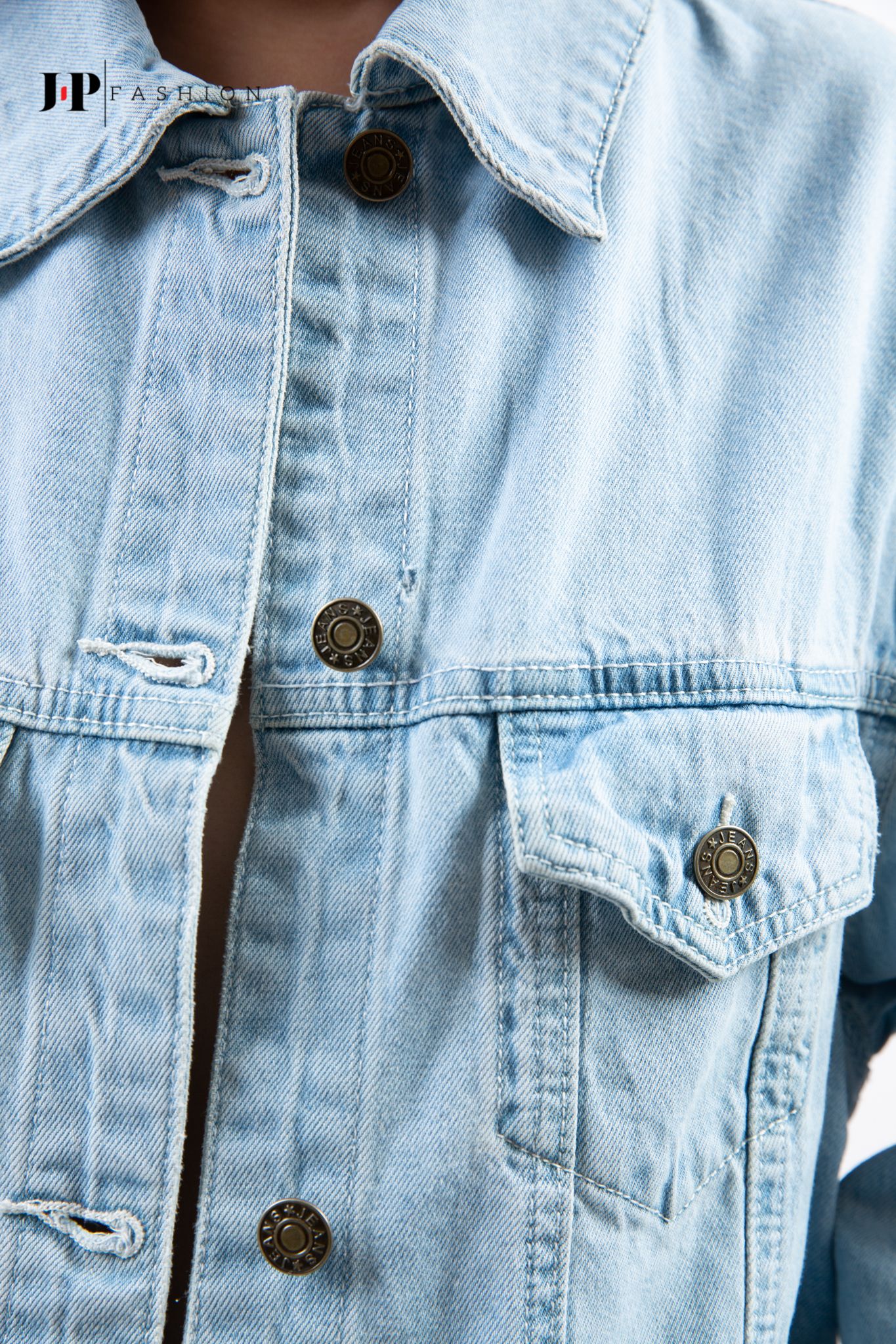 Khoác jeans dài tay