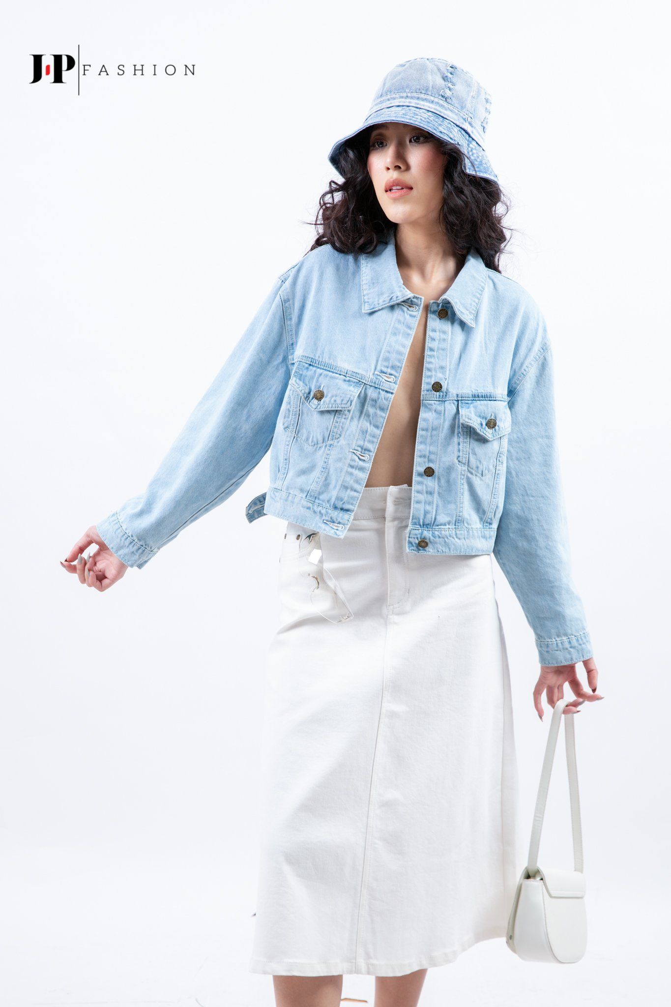 Khoác jeans dài tay