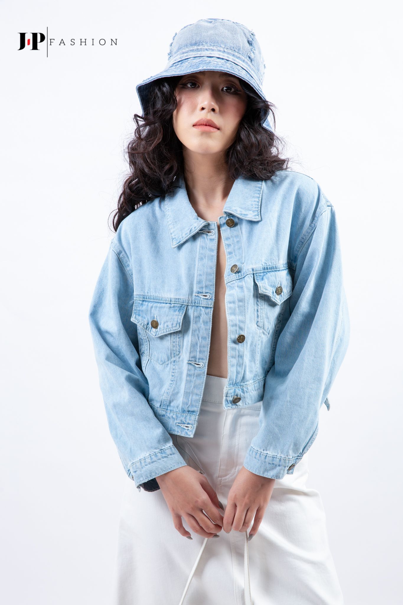Khoác jeans dài tay