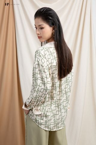 Sơ mi lụa dài tay