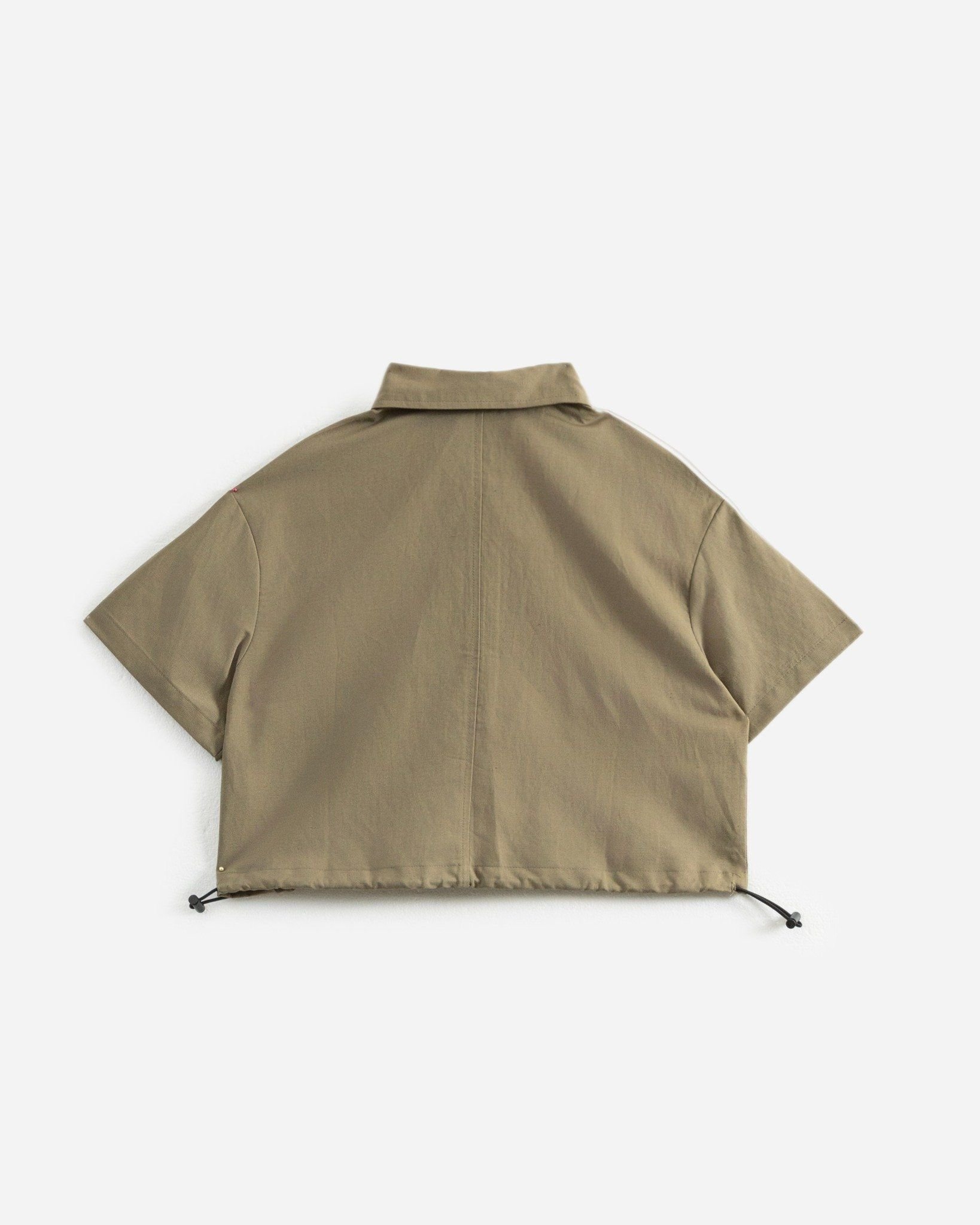 Áo Sơ Mi Croptop Dây Rút Eo 10611758