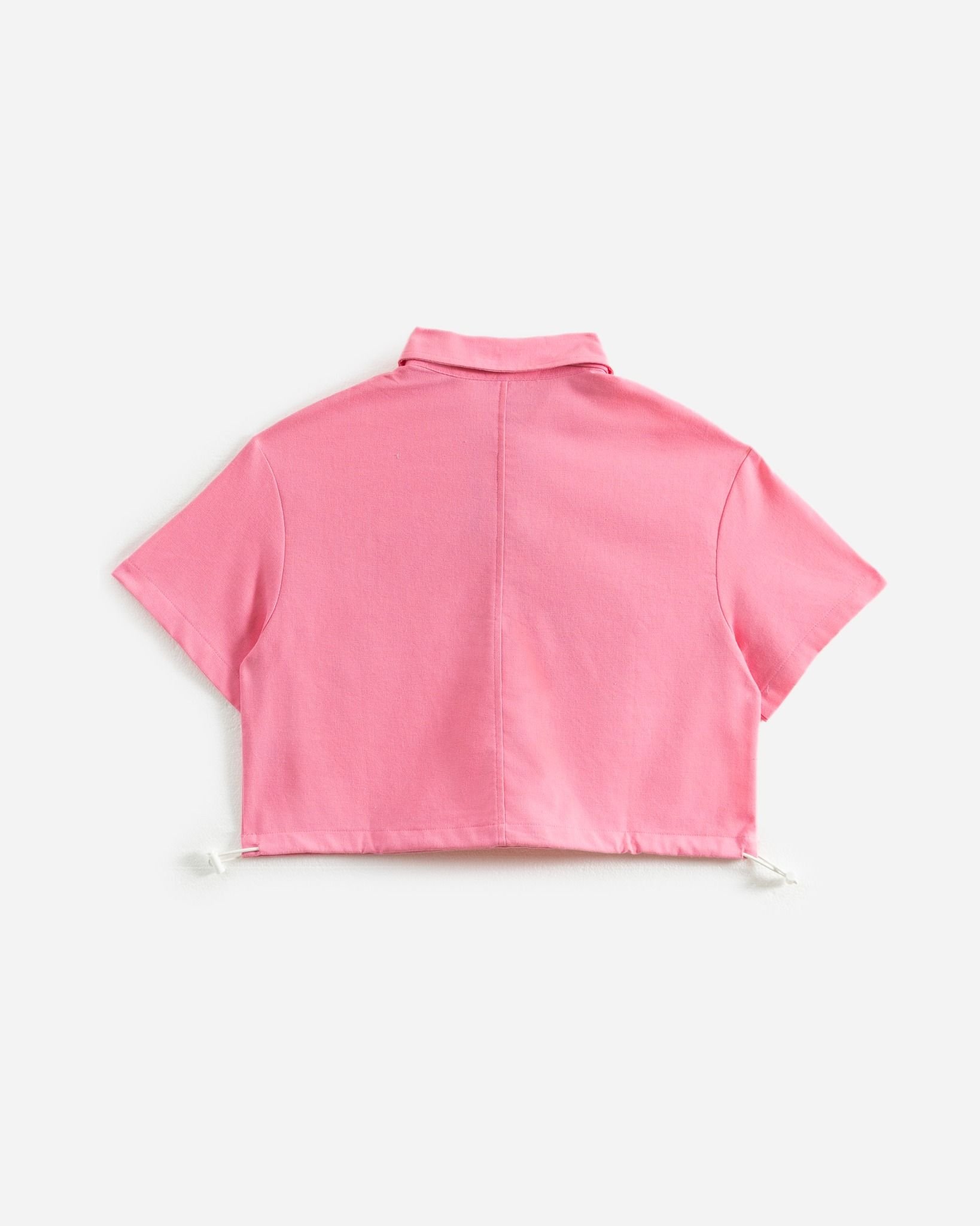 Áo Sơ Mi Croptop Dây Rút Eo 10611758