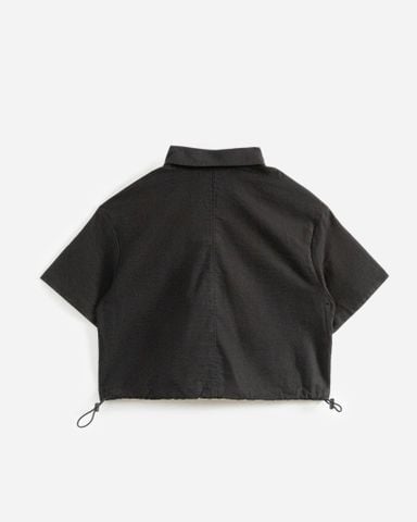 Áo Sơ Mi Croptop Dây Rút Eo 10611758