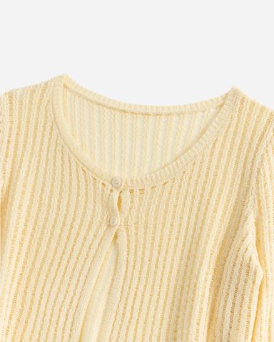 Khoác len lưới 2 nút cài 10711818