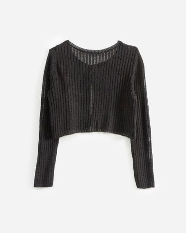 Khoác len lưới 2 nút cài 10711818