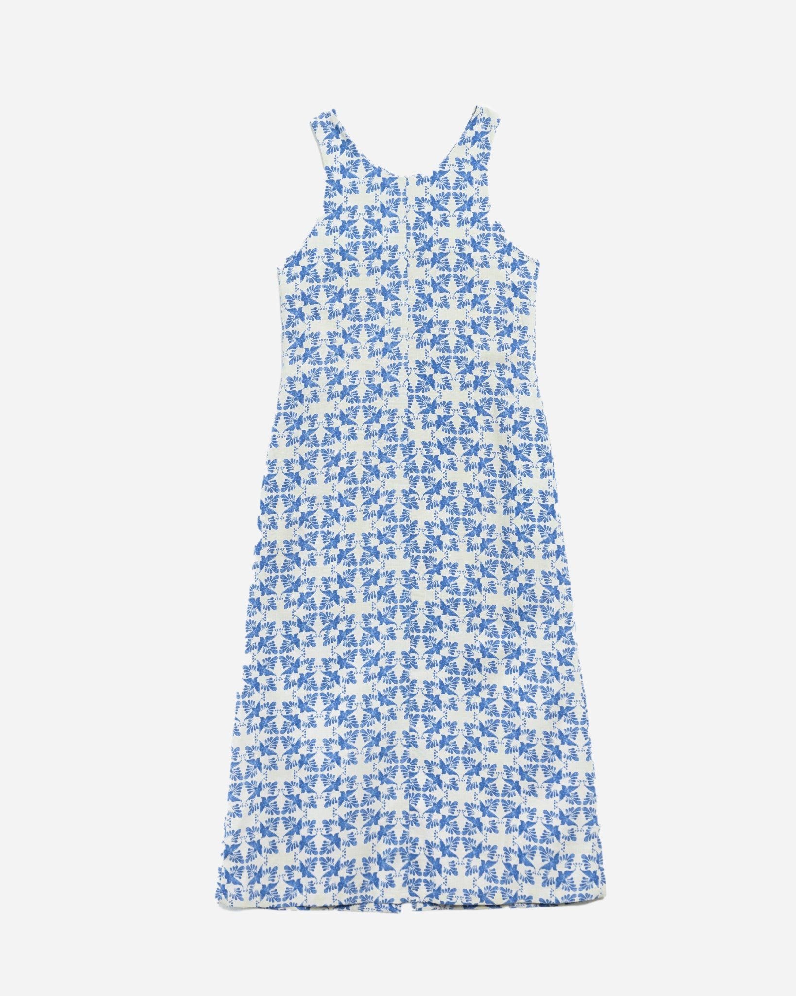 Đầm Linen Dáng Dài Khóa Kéo Xẻ Tà 11011828