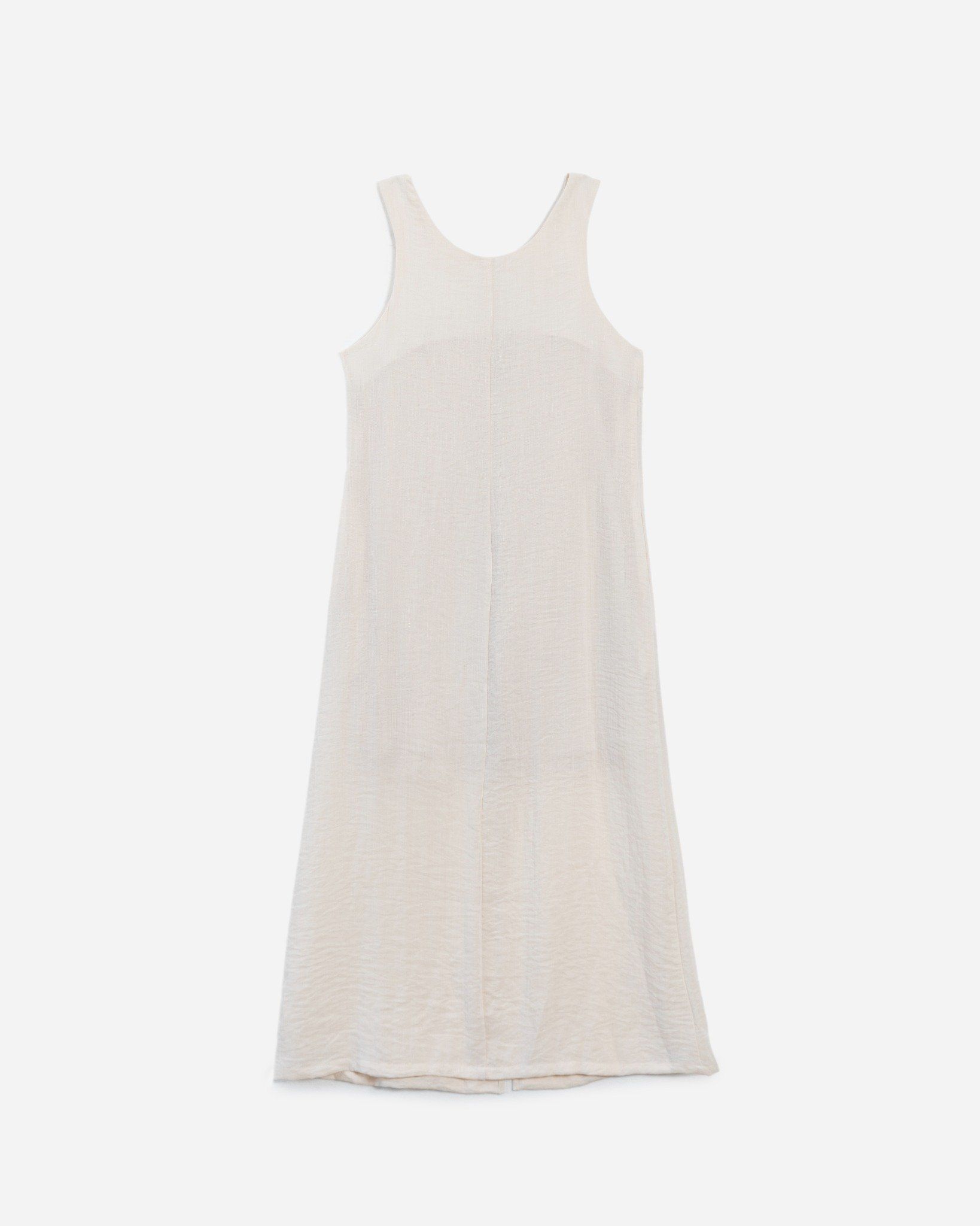 Đầm Linen Dáng Dài Khóa Kéo Xẻ Tà 11011828