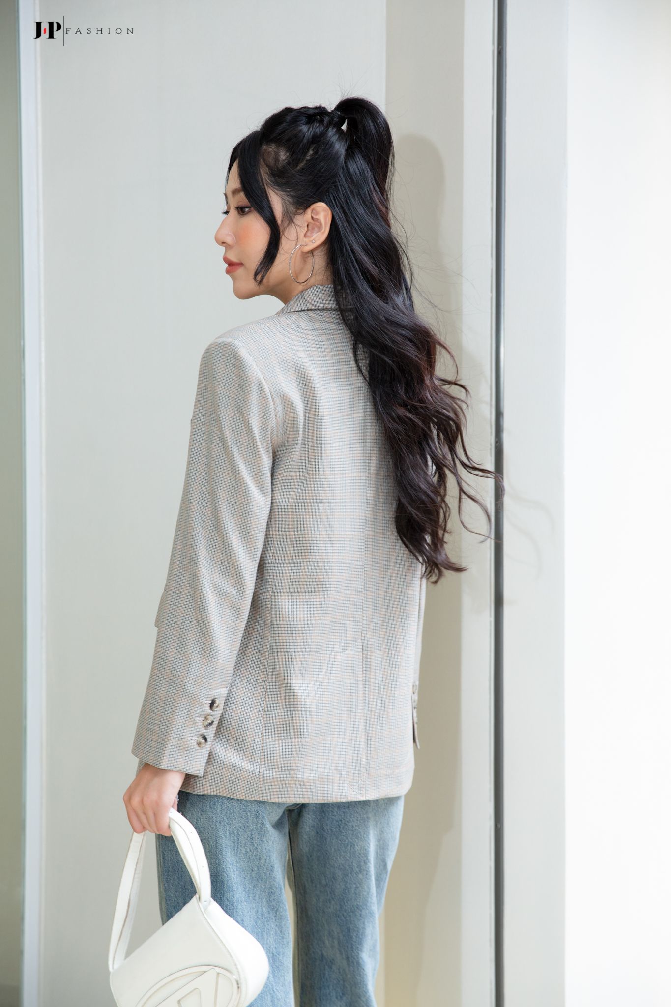 Khoác vest dài tay