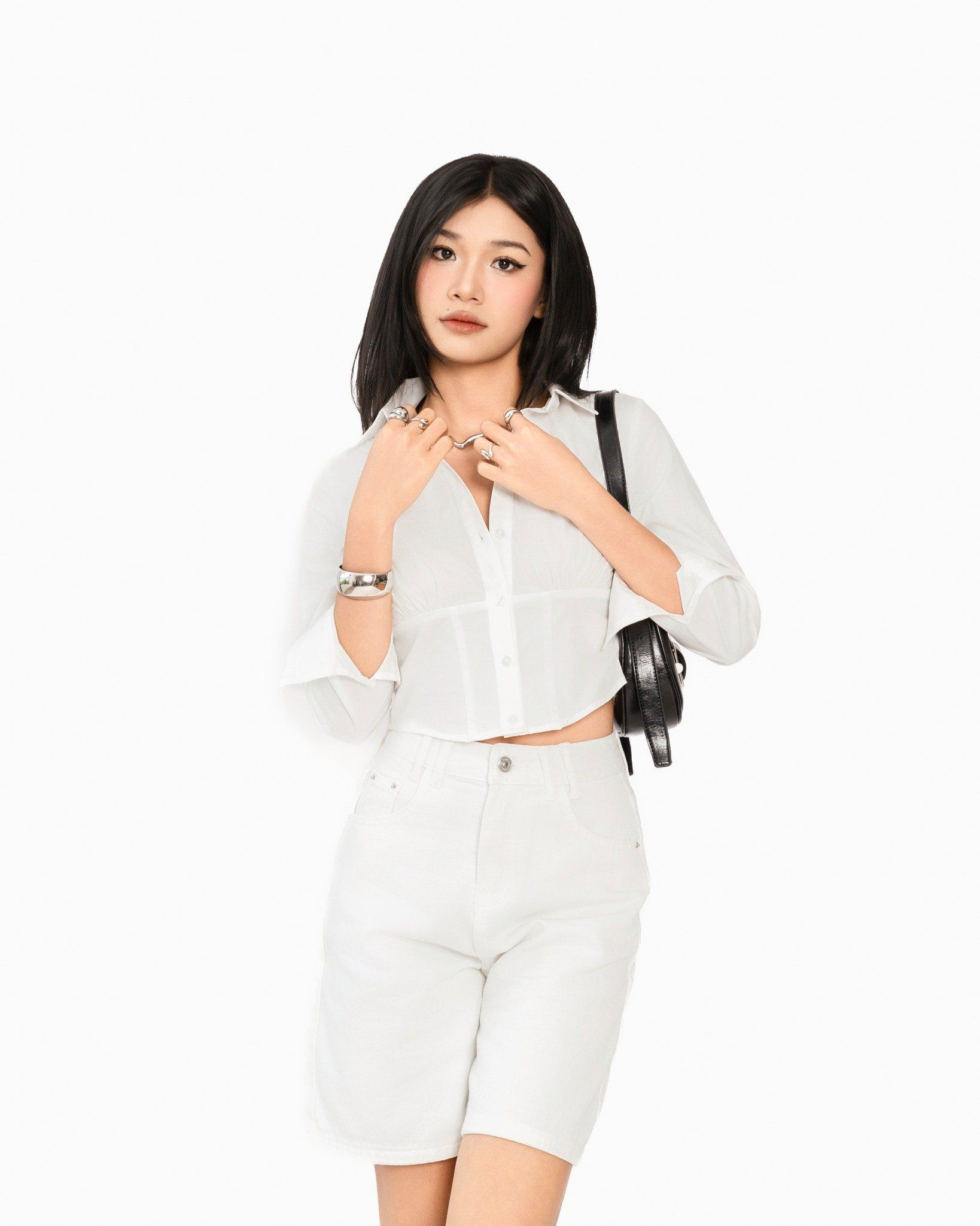 Sơ Mi Kiểu Nữ Chiết Eo 10611762