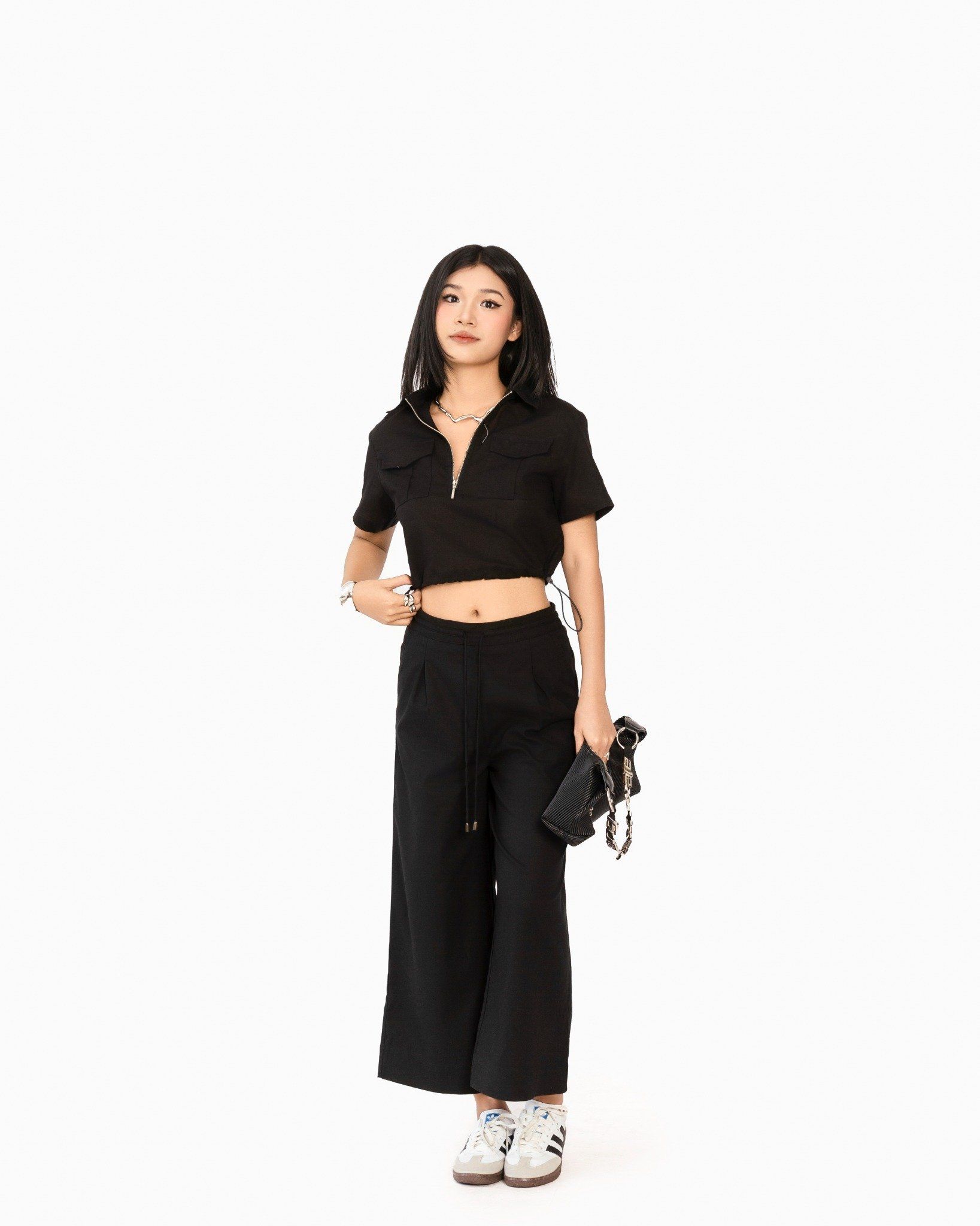 Quần Ống Rộng Lưng Chun 19111759