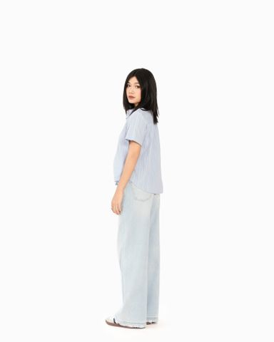 Sơ Mi Ngắn Tay Kẻ Sọc Nhẹ 10611793