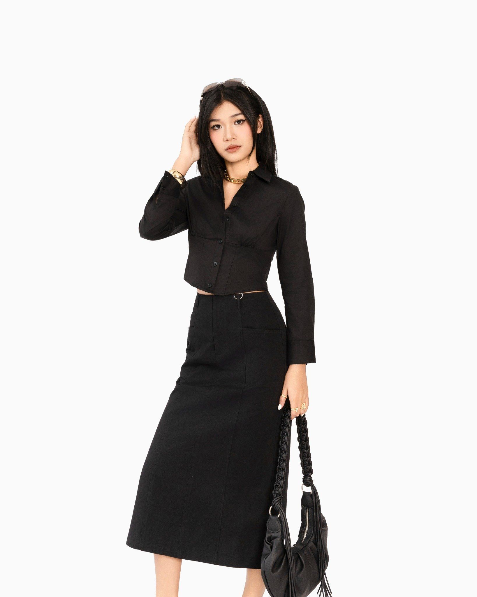 Sơ Mi Kiểu Nữ Chiết Eo 10611762