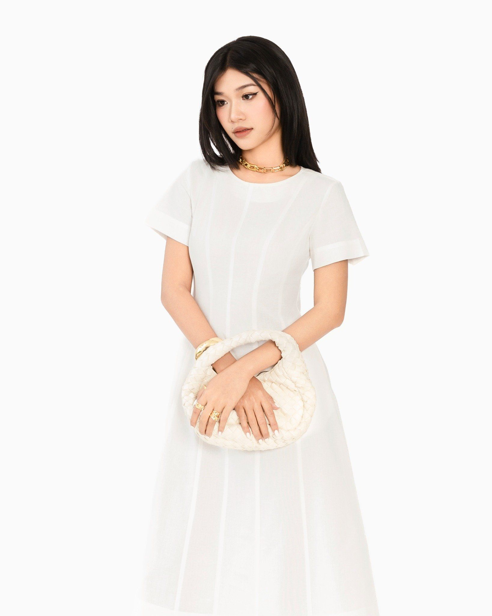 Đầm Kiểu Dáng Dài Xòe Nhẹ 11011790