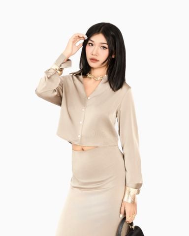 Sơ Mi Lụa Tay Dài 10611764