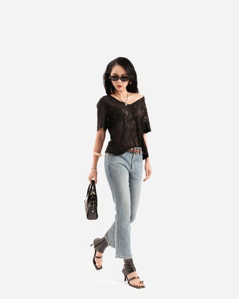 Áo Thun Kiểu màu đen