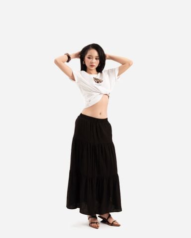 Váy Dài Xòe Linen 17011911