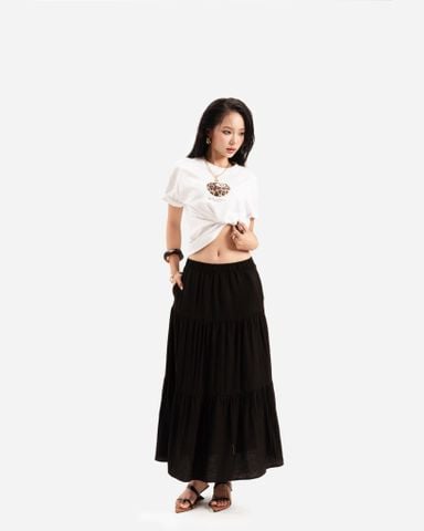 Váy Dài Xòe Linen 17011911