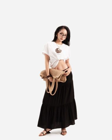 Váy Dài Xòe Linen 17011911