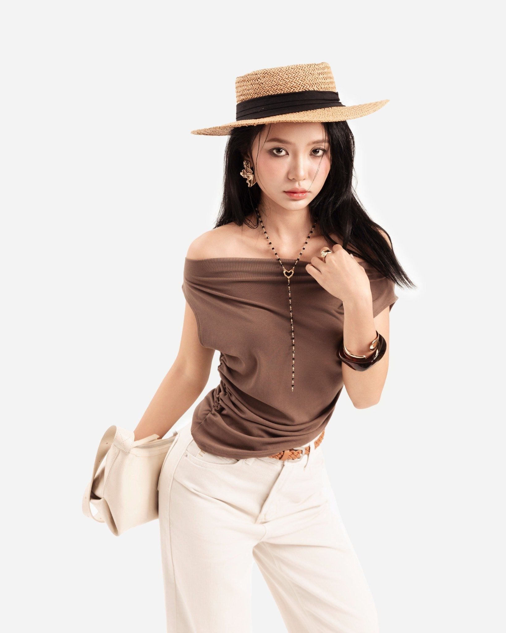Áo Thun Kiểu Trễ Vai 10211878