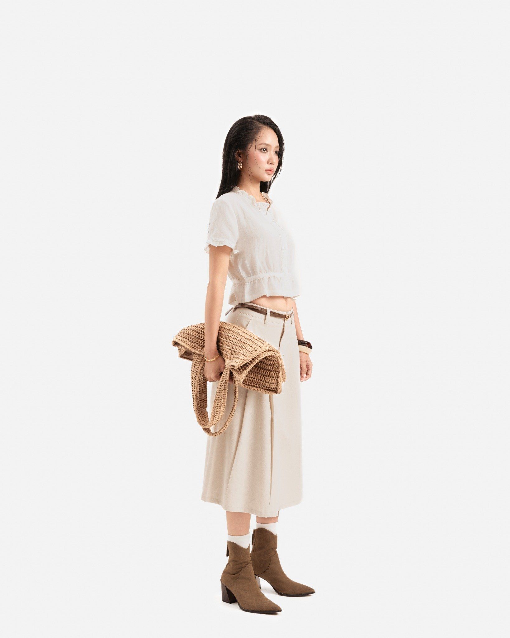 Chân Váy Lửng Xòe 17011873