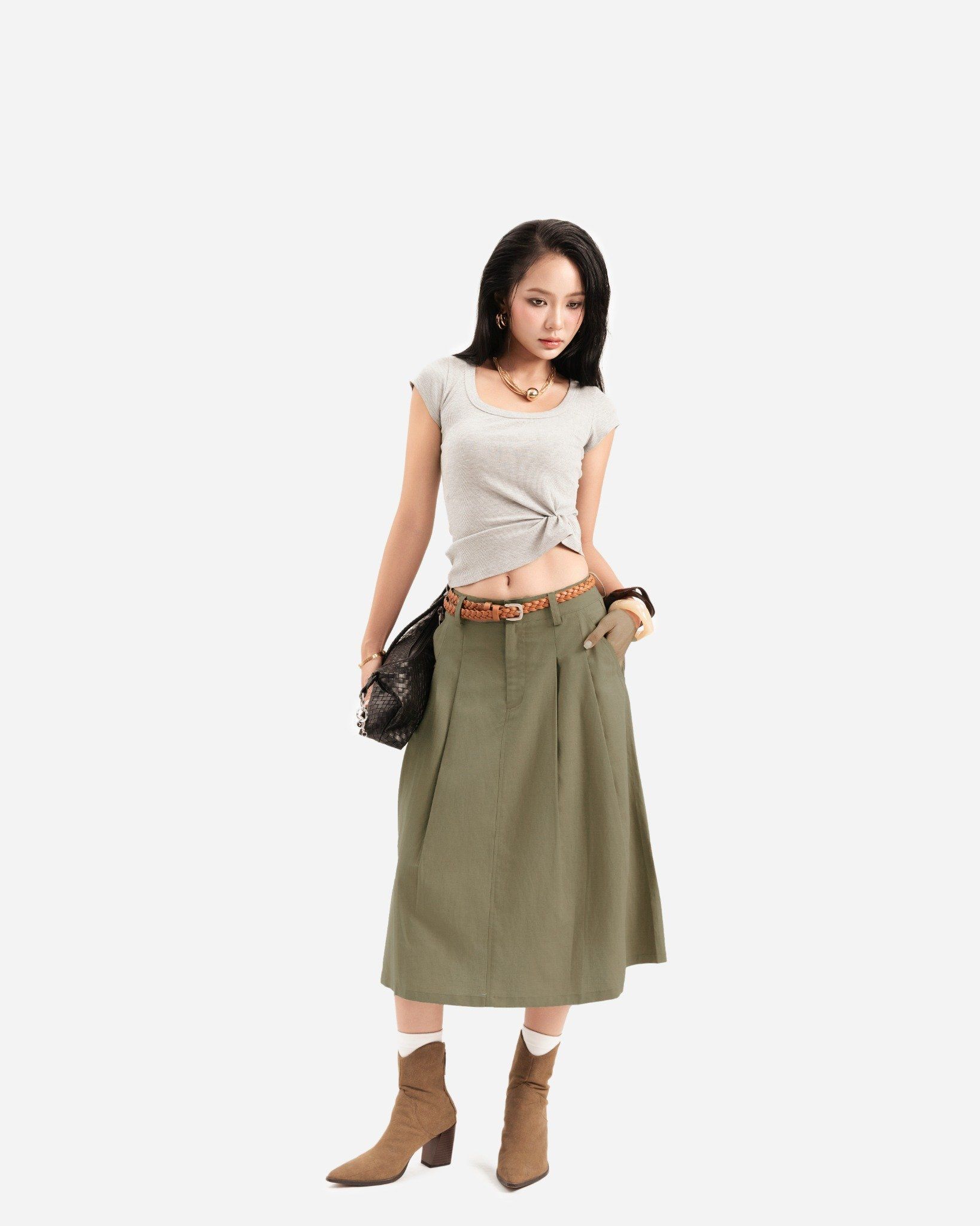 Chân Váy Lửng Xòe 17011873
