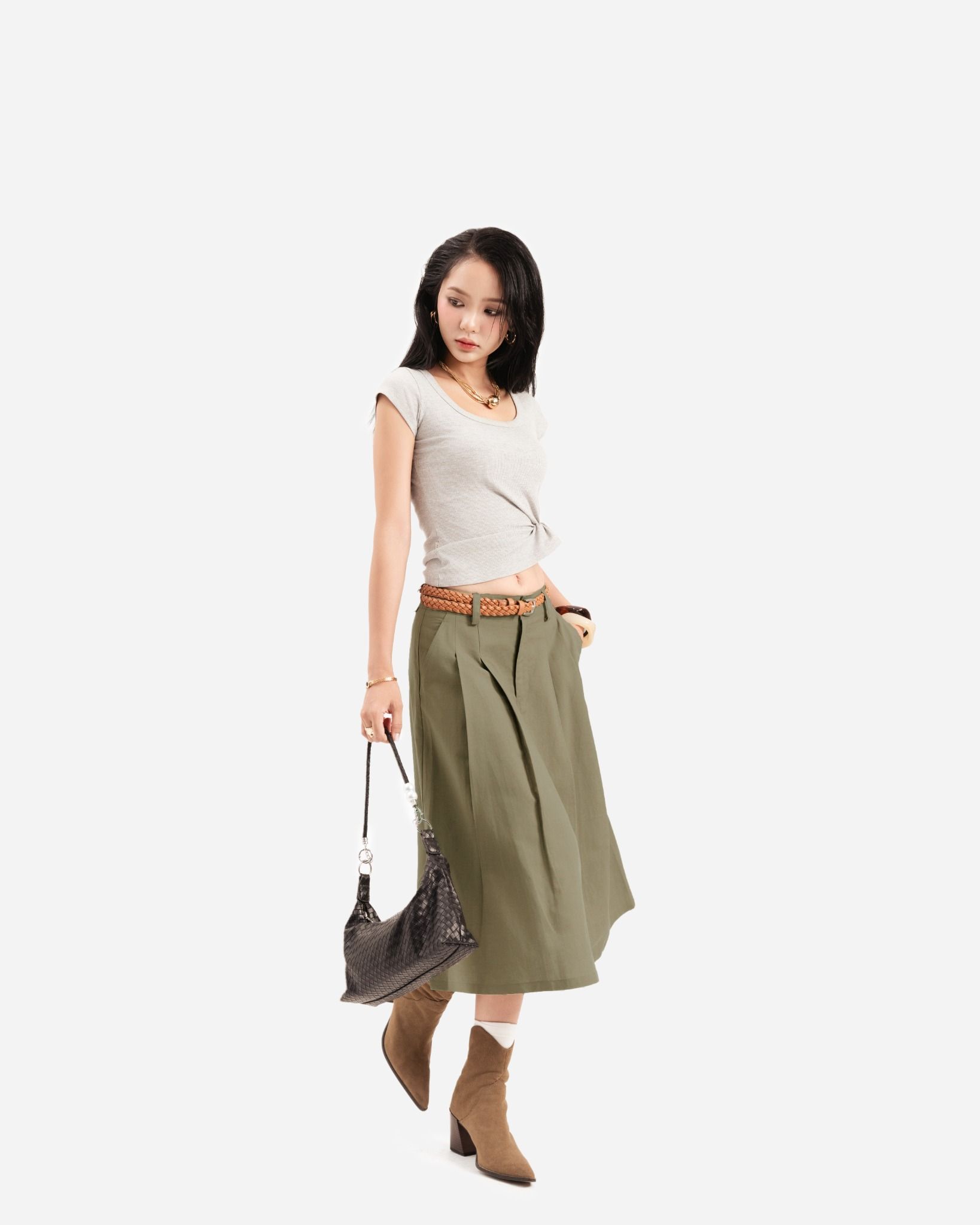 Chân Váy Lửng Xòe 17011873