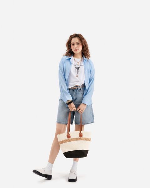 áo thun baby tee màu trắng