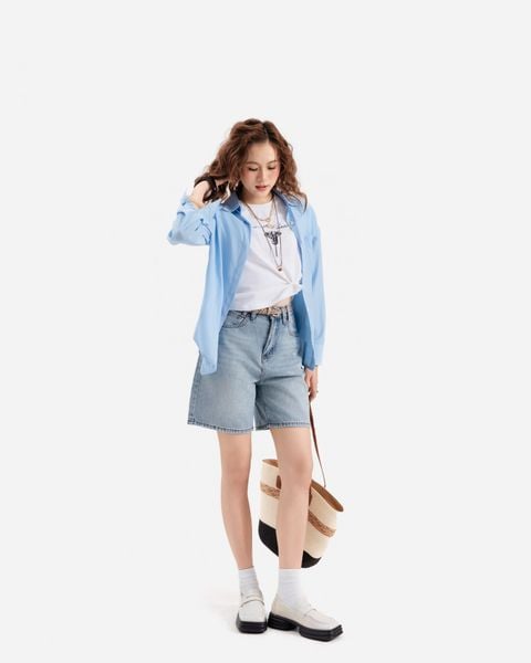 áo thun baby tee màu trắng