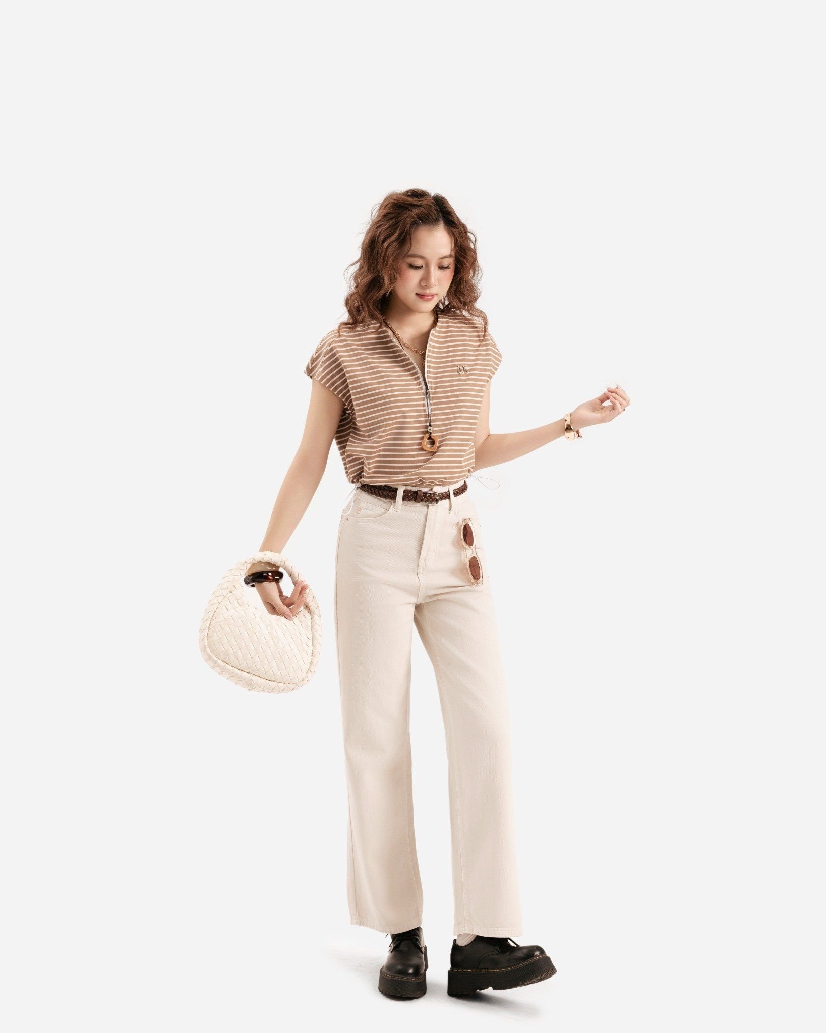 Áo Thun Sọc Croptop Ngắn Tay 10211894