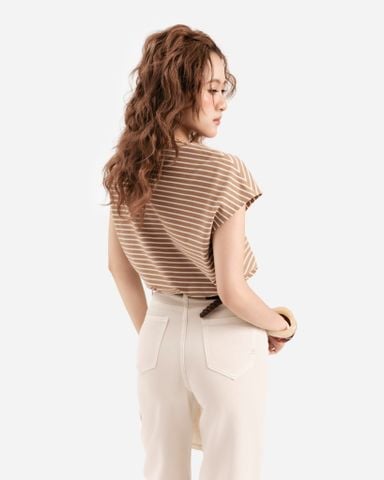 Áo Thun Sọc Croptop Ngắn Tay 10211894