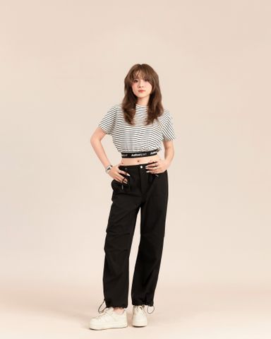 Quần Dù Ống Suông Dây Rút 19211802