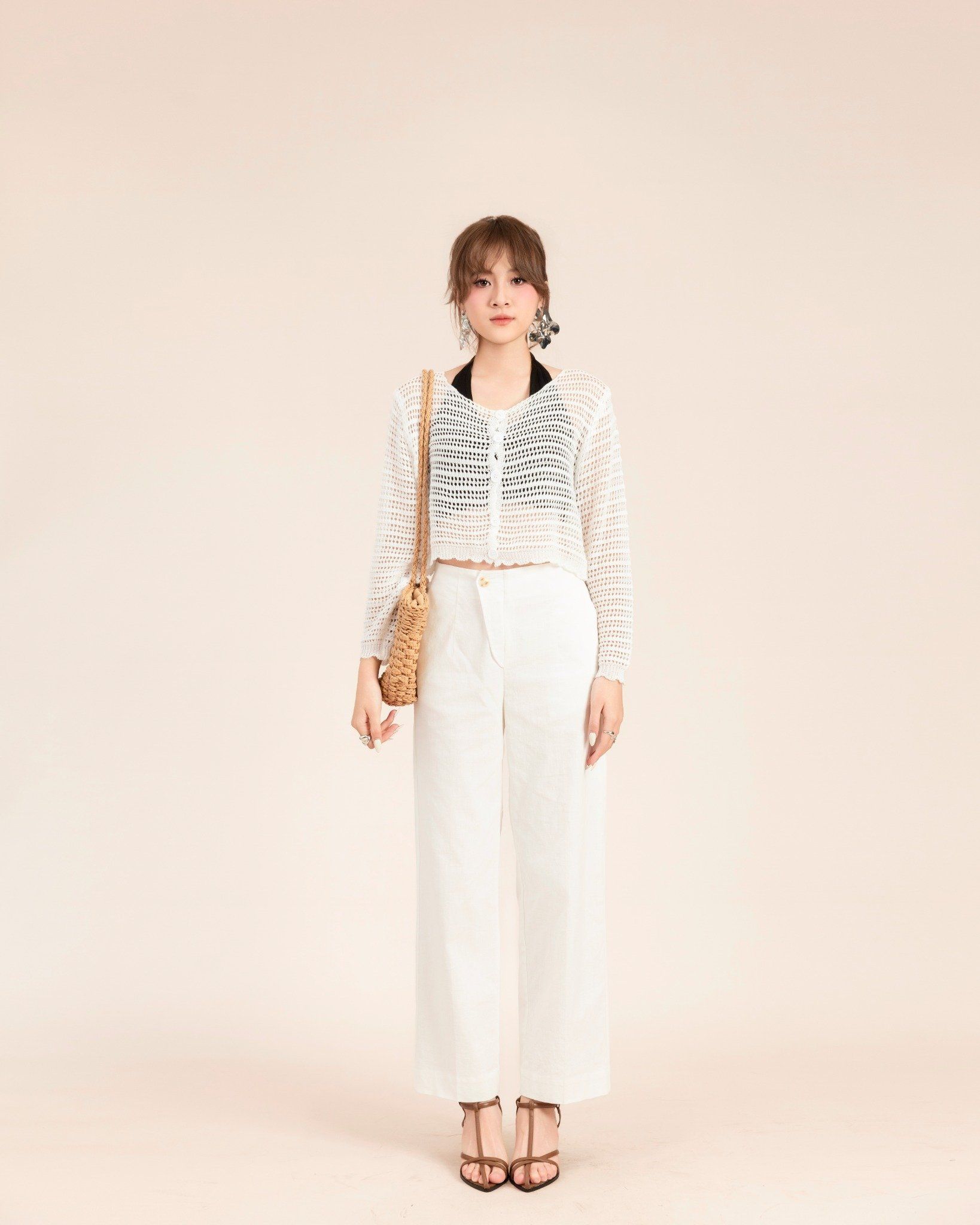 Quần Linen Ống Suông 19211806