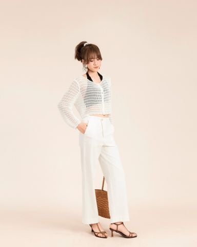 Quần Linen Ống Suông 19211806