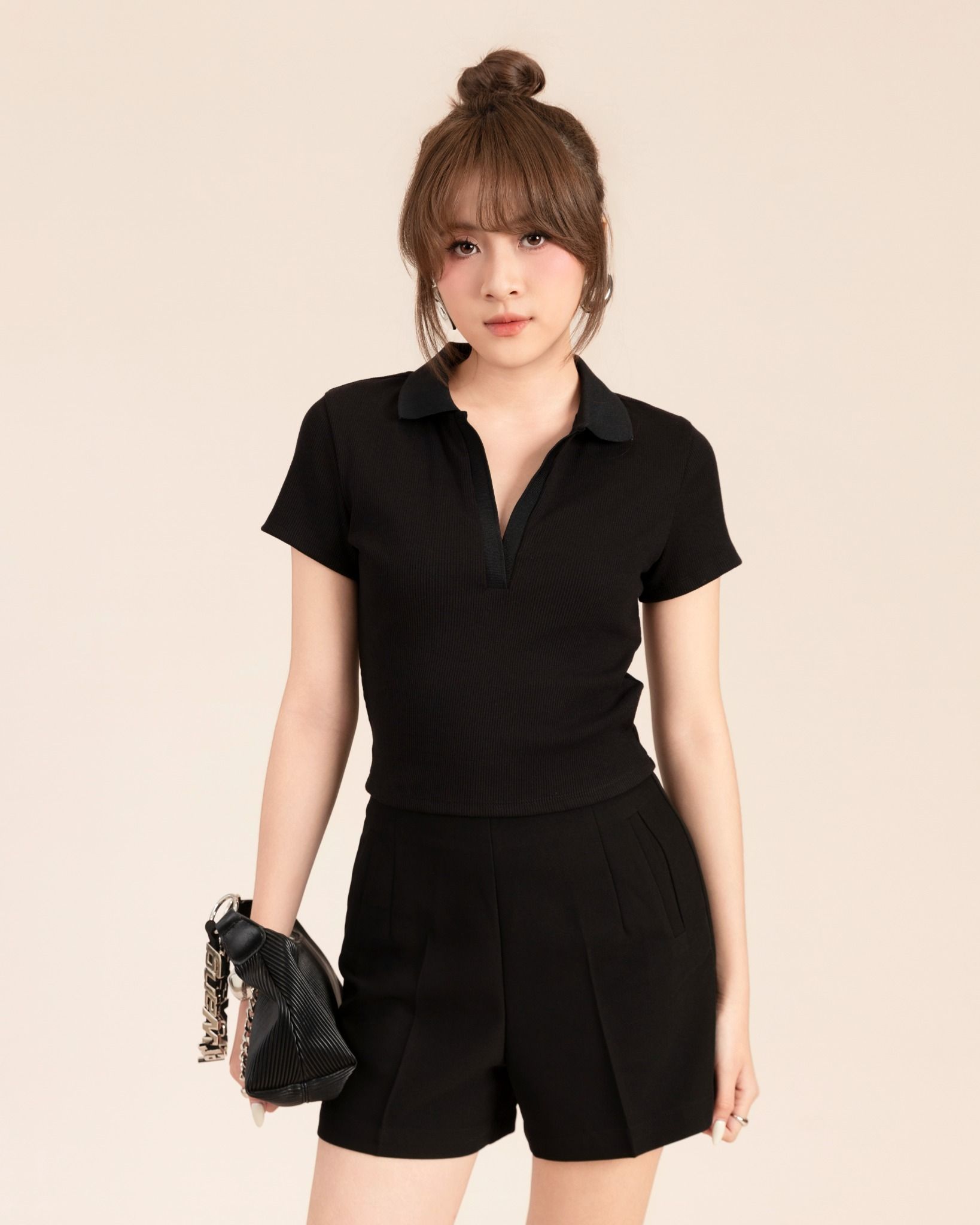 Quần Short Kaki Lưng Cao 15011800
