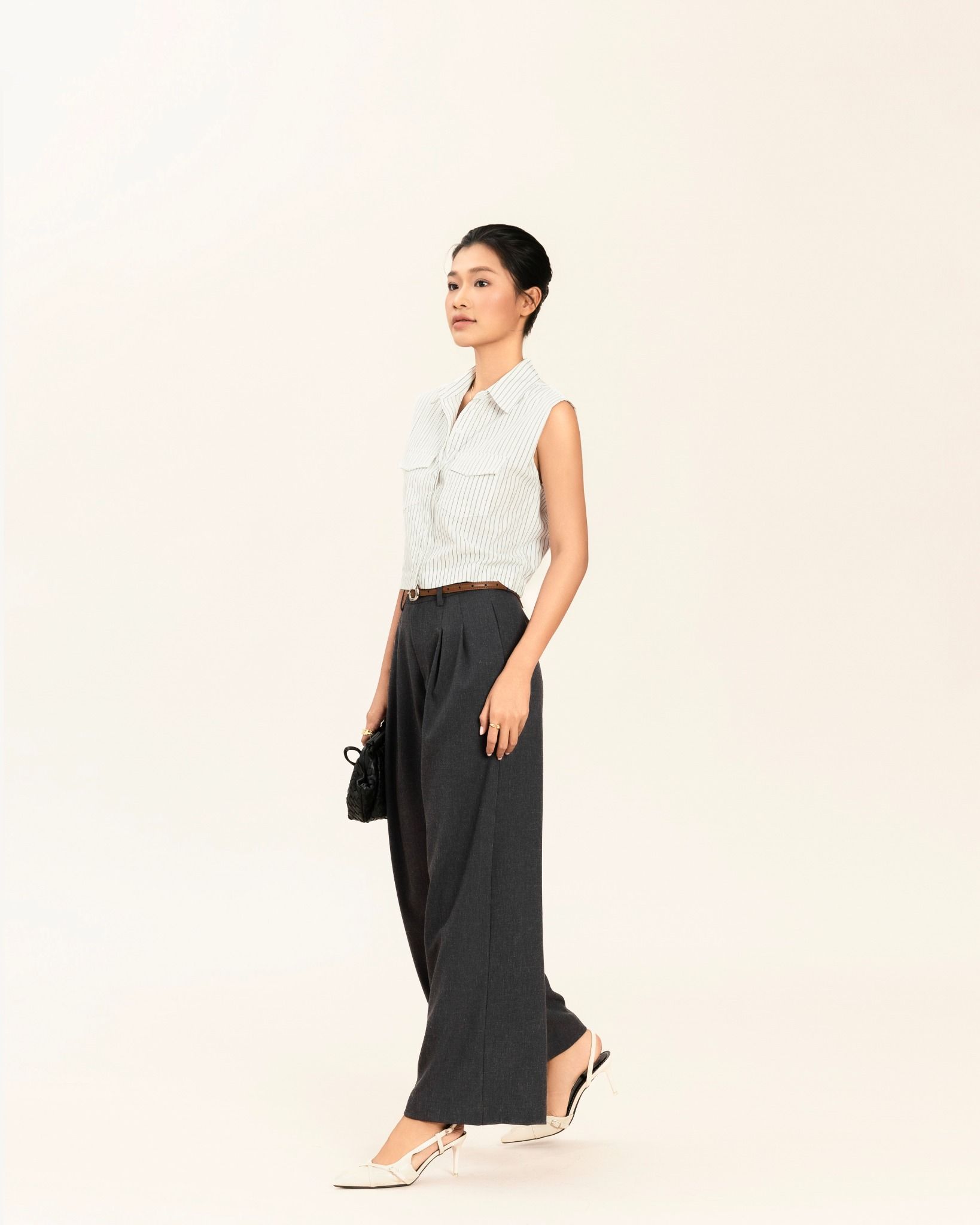 Sơ Mi Kiểu Dáng Croptop 10611836