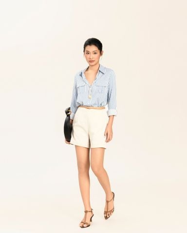 Quần Short Kaki Lưng Cao 15011800