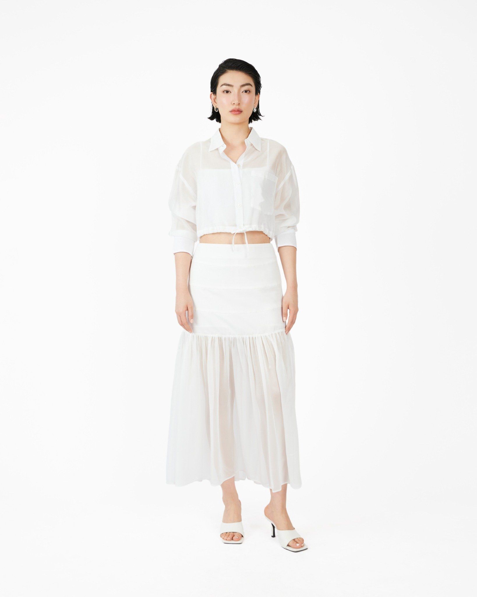 Sơ Mi Croptop Kate Mỏng 10611518