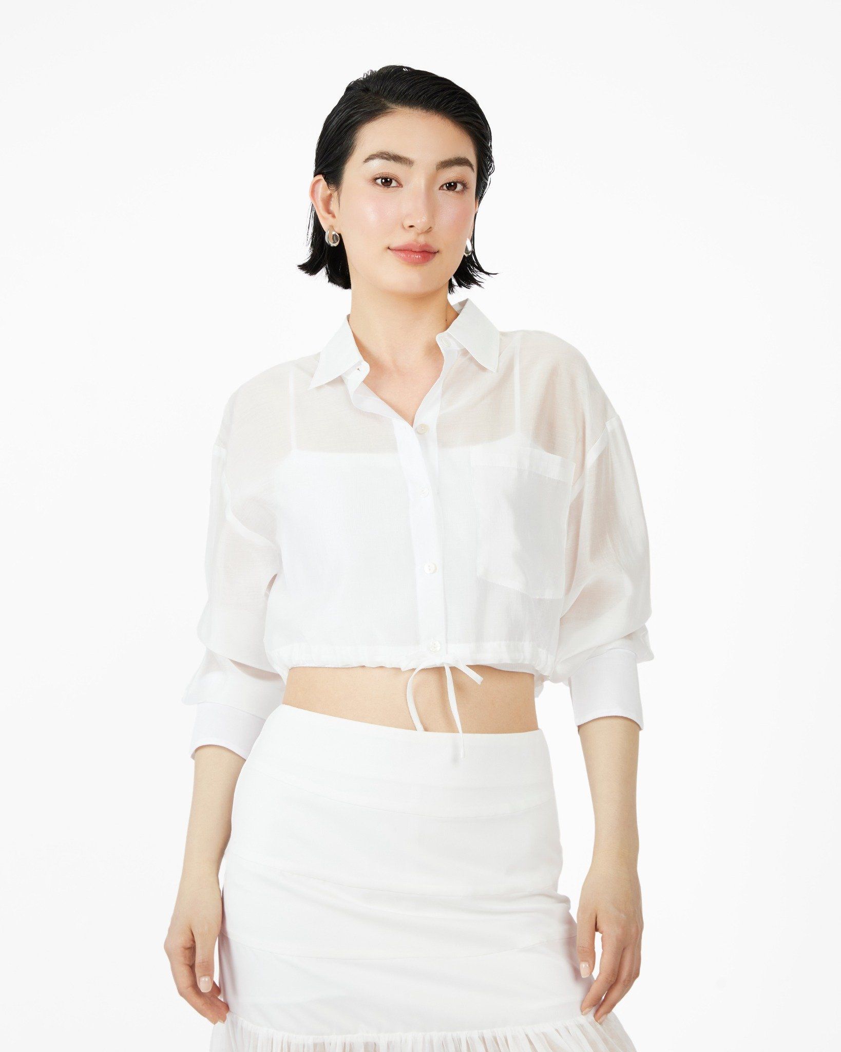 Sơ Mi Croptop Kate Mỏng 10611518