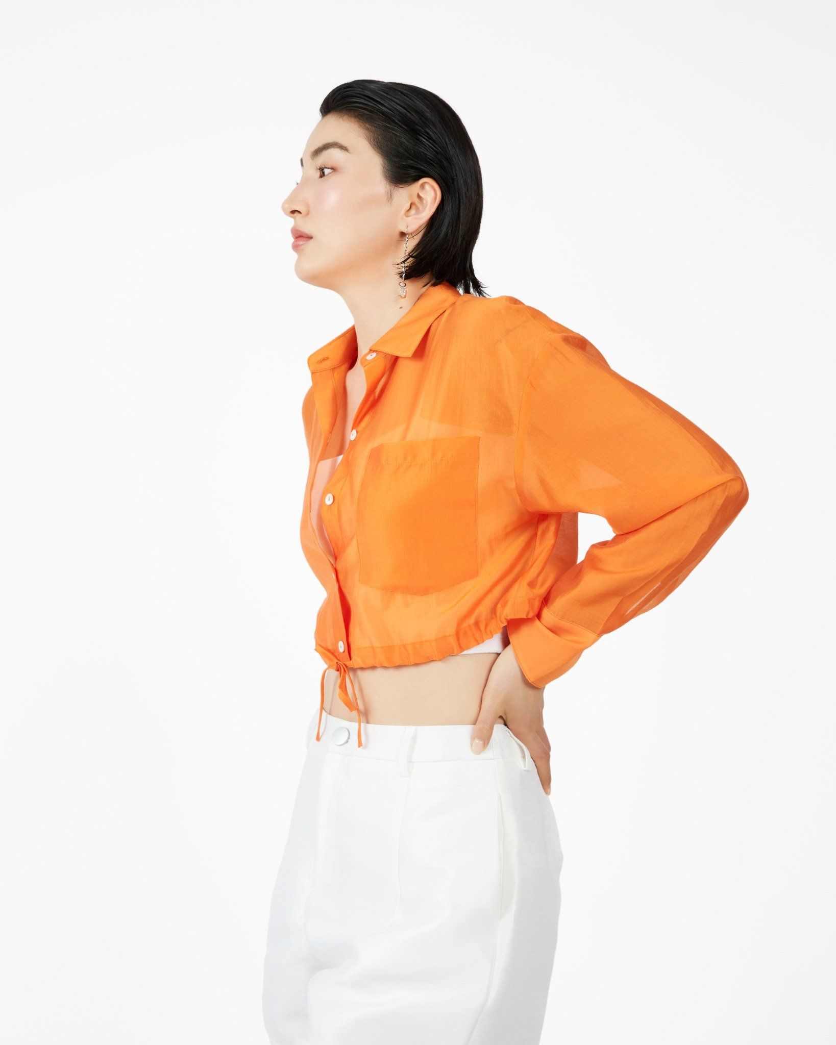 Sơ Mi Croptop Kate Mỏng 10611518