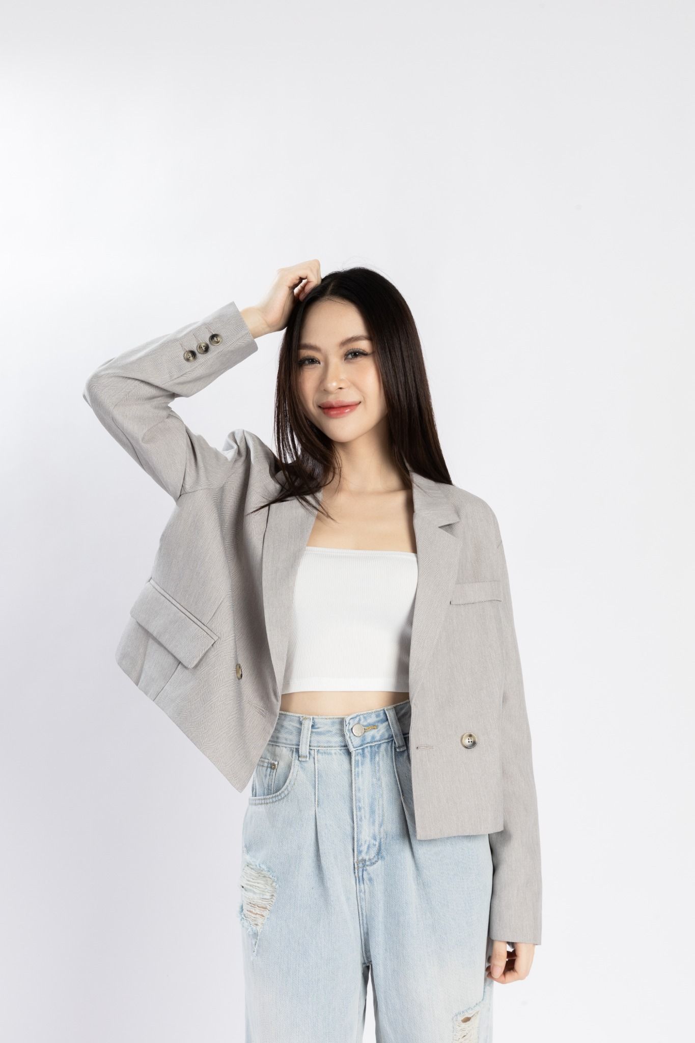 Áo Khoác Vest Croptop 11509001