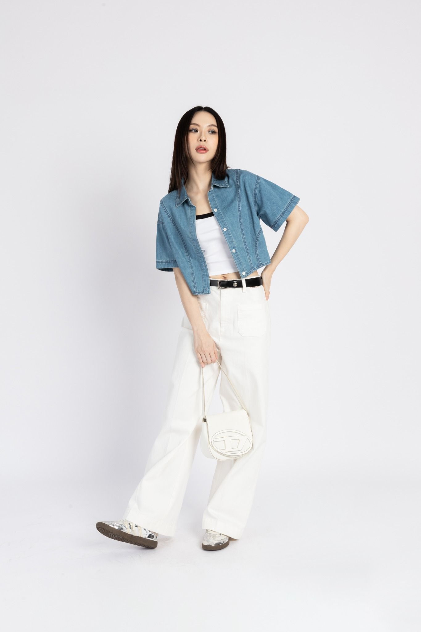 Sơ Mi Croptop Jean 10610079