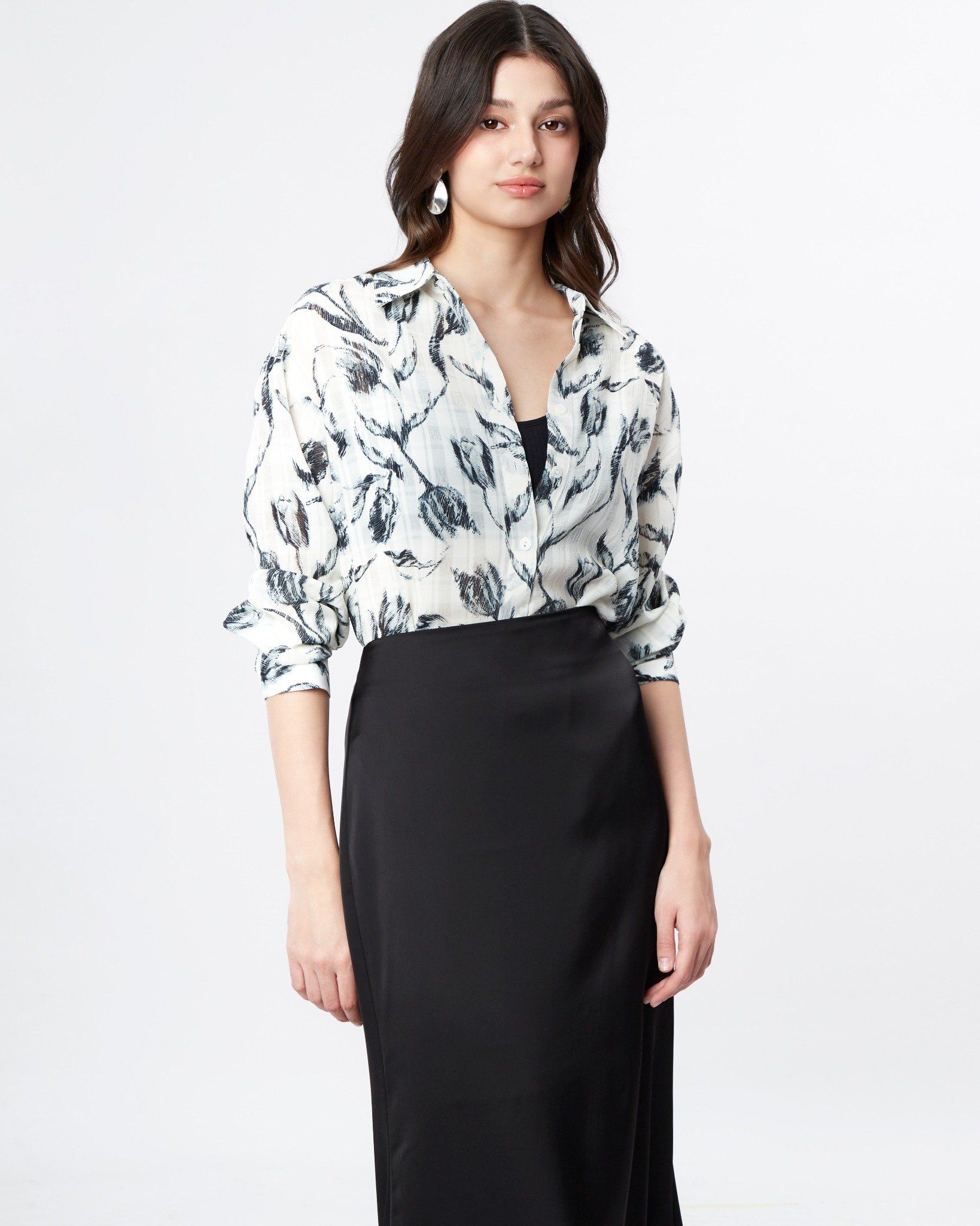 Sơ Mi Kiểu Kate Tay Dài 10611477