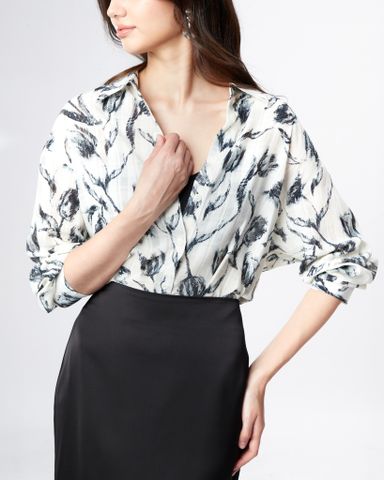 Sơ Mi Kiểu Kate Tay Dài 10611477