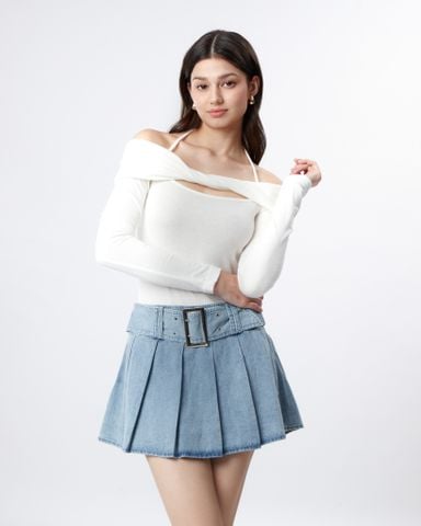 Váy Xếp Ly Ngắn 17011385