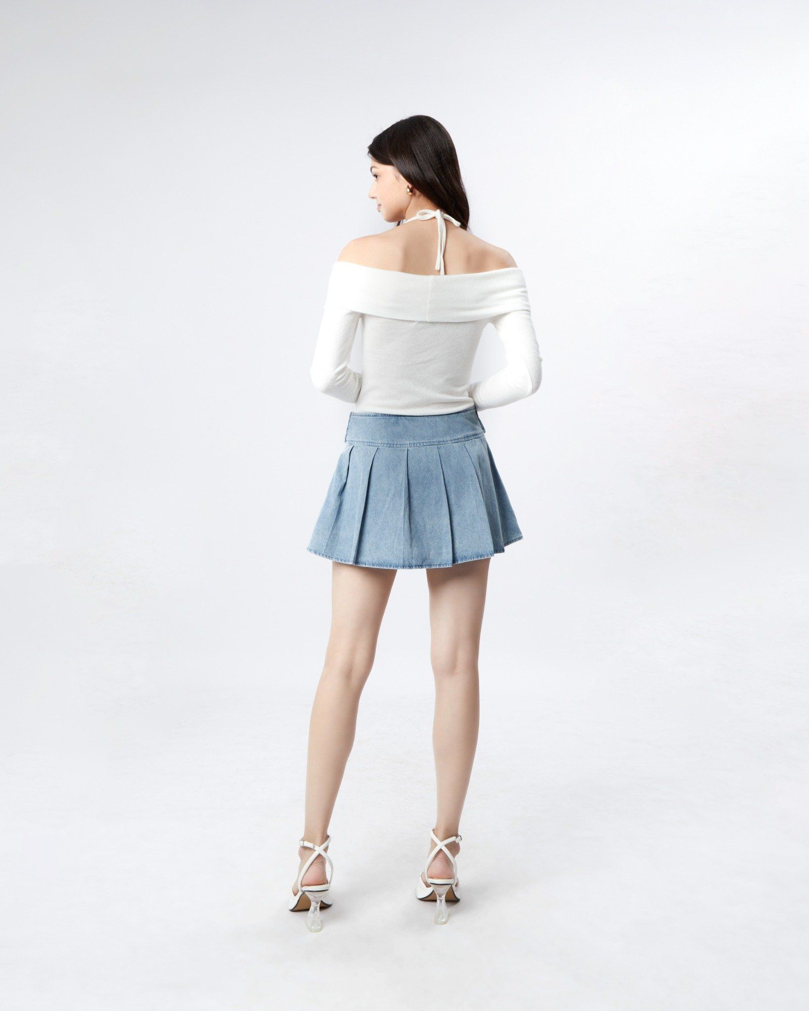 Váy Xếp Ly Ngắn 17011385