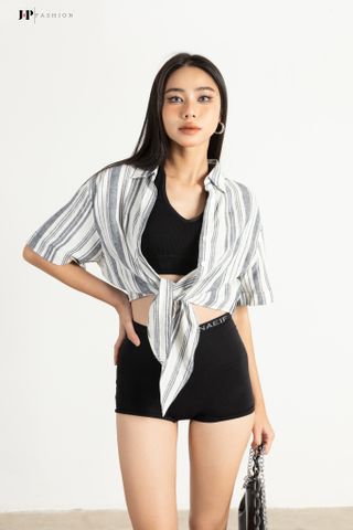 Áo Sơ Mi Linen Croptop 10609889