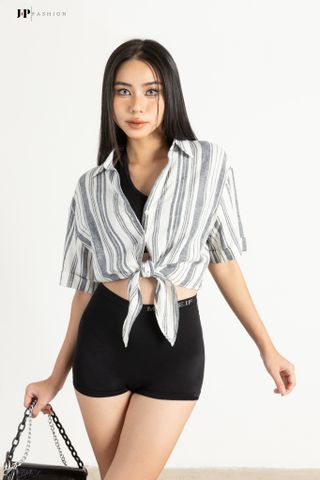 Áo Sơ Mi Linen Croptop 10609889